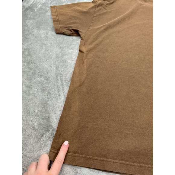 Carbron Mens XL Brown Wingman Shirt Taking one for the team Courage Loyalty - Picture 9 of 12